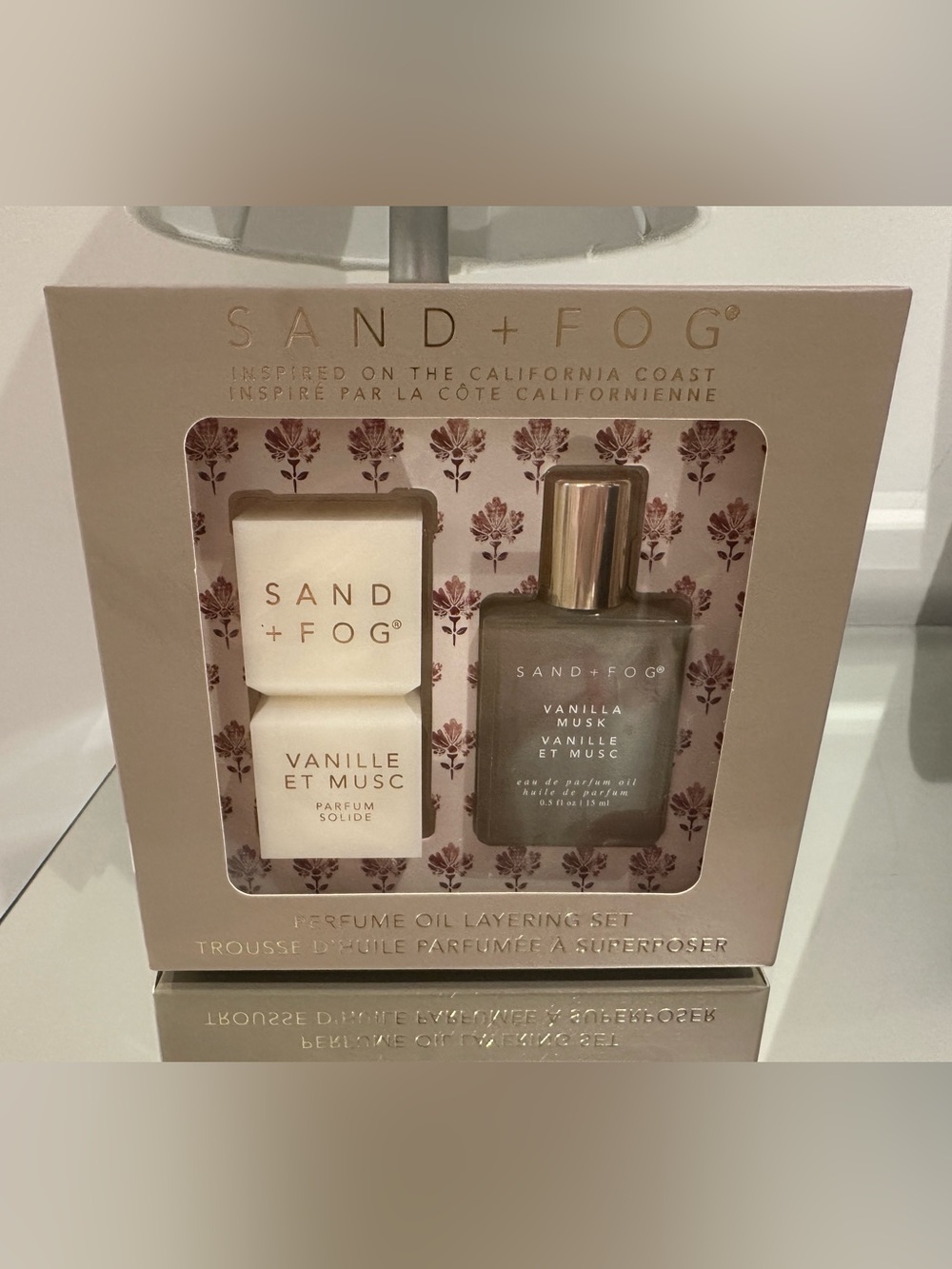 Sand + Fog Vanilla Musk Perfume Oil Layering Set Perfume & Solid NWT Authentic